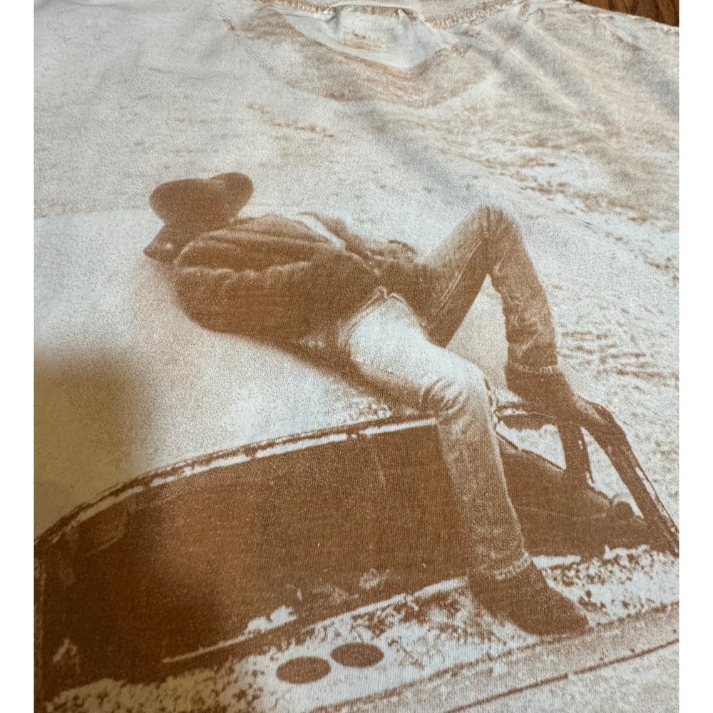 Tim McGraw Everywhere Vintage Graphic T-Shirt Mens Large AAA Sepia Country Music - Picture 9 of 11